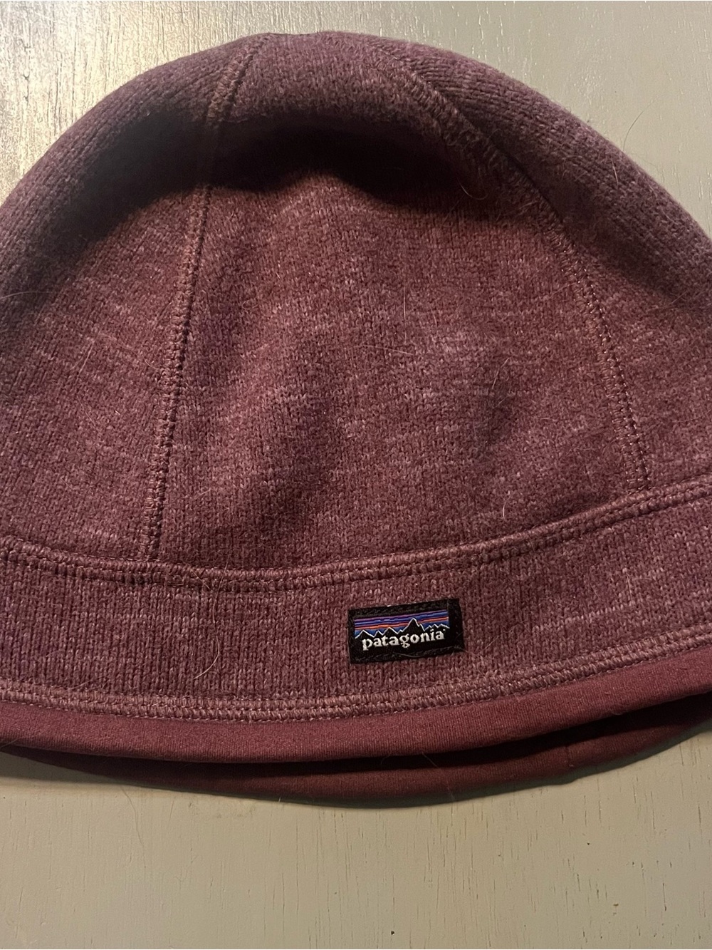 Patagonia Knit Beanie in Plum Heather Size medium